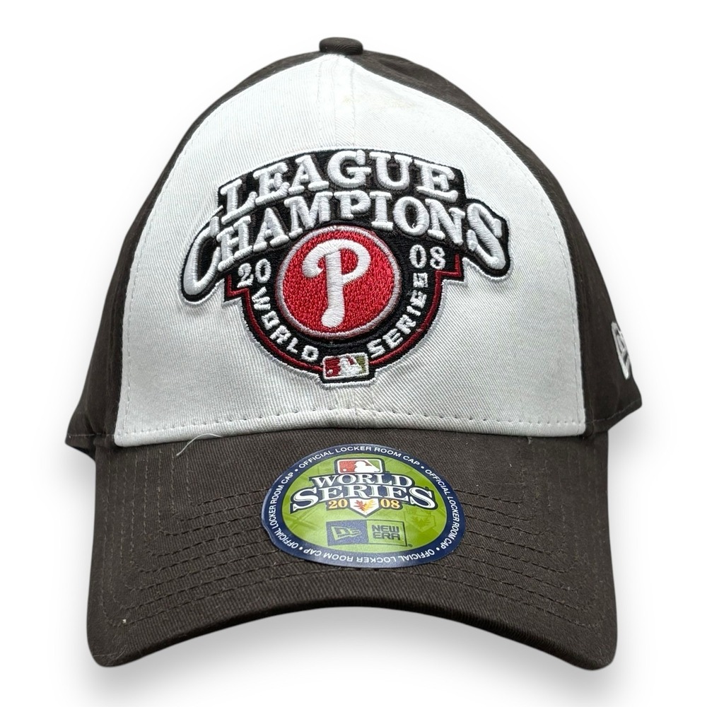 Phillies New Era League Champions 2008 World Series Official Locker Room Hat Cap